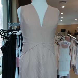 V-Neck Tan Dress
